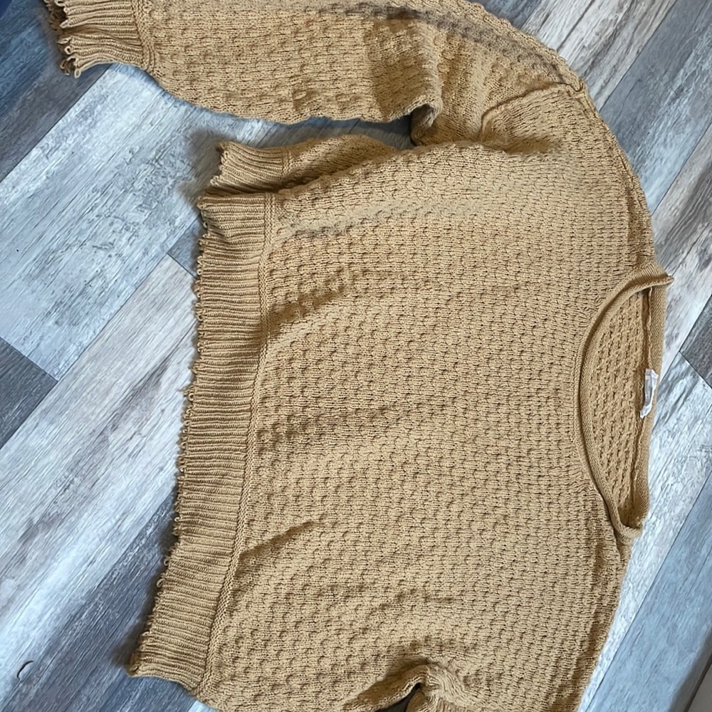 Knit sweater top